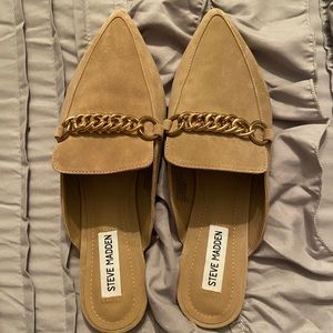 Steve Madden Chain Mules- never worn!